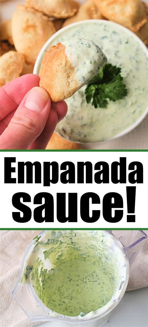 cilantro dipping sauce for empanadas.